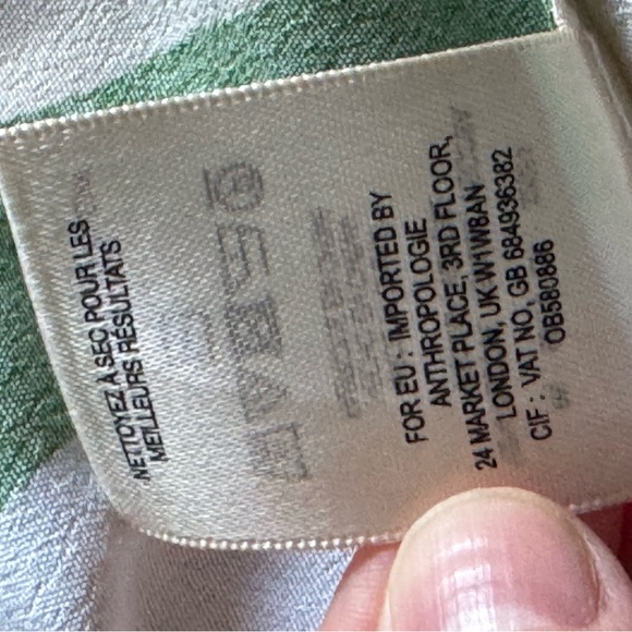 Maeve by Anthropology Multicolor Striped Blouse size Large - Picture 5 of 5